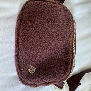 lululemon athletica Chocolate Fleece Crossbody Bag